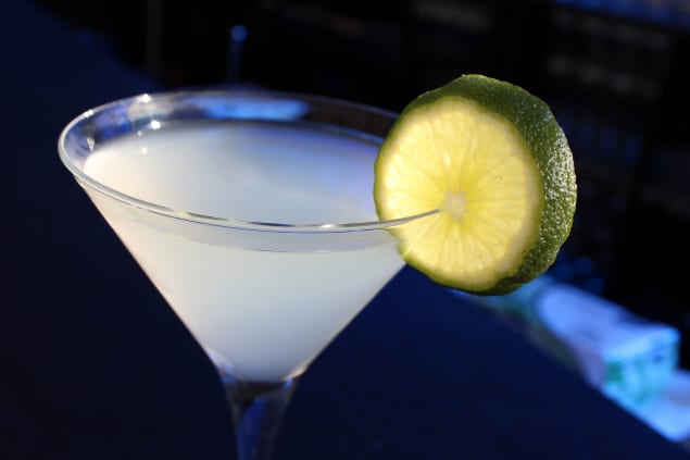 lime drink at rooftop bar terraza de san juan in malaga