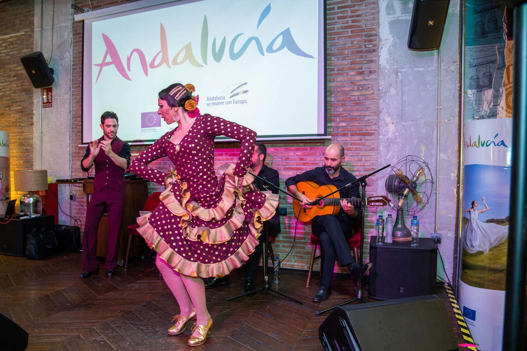 espectáculo flamenco en jornadas turismo andalucía